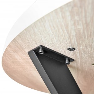 Кухонный стол DP Torino Rondo Sonoma/Black