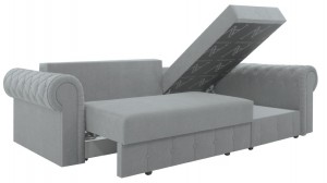 Canapea de colț extensibilă ArtVent Model III Chesterfield Dark Grey