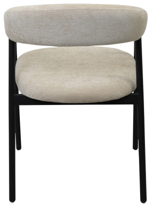 Scaun pentru bucătărie DP Leto Beige (DAVIS-VIBE-06) + Black Legs