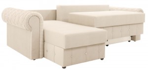 Canapea de colț extensibilă ArtVent Model II Chesterfield Beige