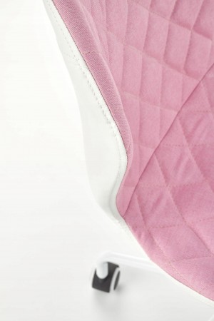 Fotoliu de birou Halmar Matrix Pink/White