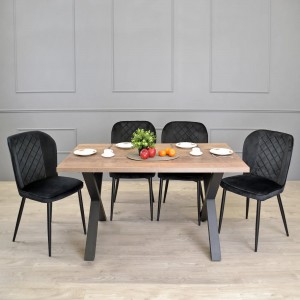 Кухонный стол DP Onix 180x90x75 см Колониал/Black