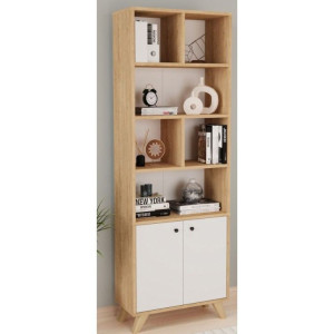 Стеллаж для гостинной Bofigo 15-28 Oak/White