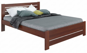 Pat din lemn KLEN Karoline 180 x 200 cm Nuc