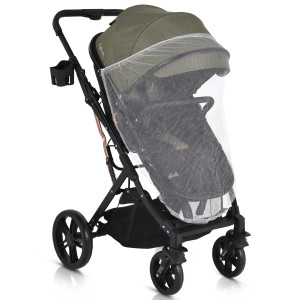 Cărucior 2 în 1 transformabil Moni Raffaelo Green Olive