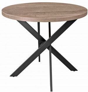 Кухонный стол DP Torino Rondo Колониал/Black