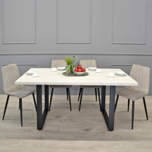 Masă de bucătărie DP Hana 180x90 cm Catifelat/Black
