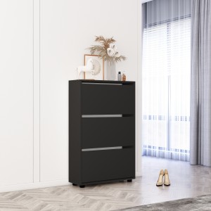 Шкаф для обуви Mobildor Leo 3 двери 125x60x27 см Anthracite