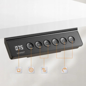 Masă gaming Sense7 Nojo 120 x 60 cm White