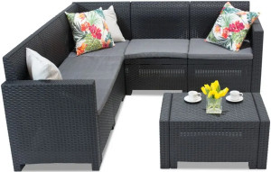 Набор садовой мебели Bica Nebraska Corner Graphite