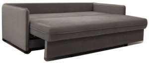 Canapea dreaptă extensibilă Ivanuska Black