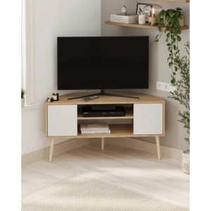 Comod pentru TV Bofigo Bofigo 11-07 Stejar safir/Alb