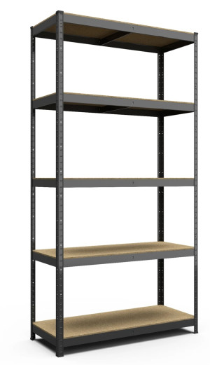 Стеллаж Horeca Nex Standard 180 x 90 x 40 cm Anthracite