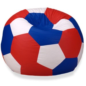 Fotoliu sac Bean Bag Minge Eco 2XL Red/Blue/White