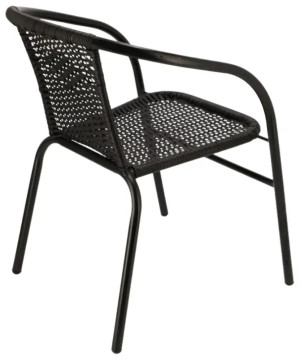 Scaun pentru casă de vară Bistro Black OM-291850