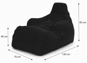 Кресло-мешок Bean Bag GigaByte Oxford XXL Dark Blue