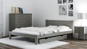 Деревянная кровать MM Азия 160 x 200 см Grey