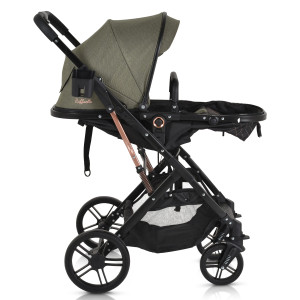 Cărucior 2 în 1 transformabil Moni Raffaelo Green Olive