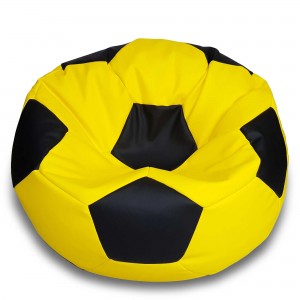 Кресло-мешок Bean Bag Мяч Eco 2XL Yellow/Black