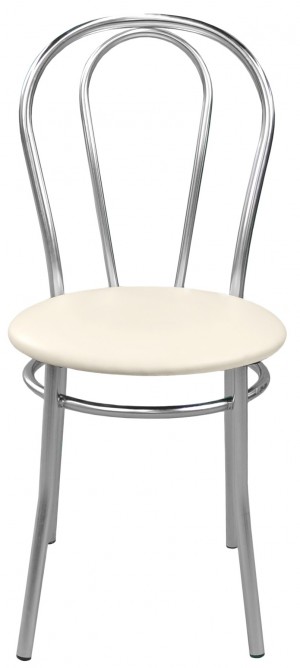Scaun pentru bucătărie Nowy Styl Tulipan Chrome V-18 Beige