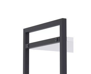 Raft Nex Loft 90 90 x 80 x 40 cm Anthracite/White snow