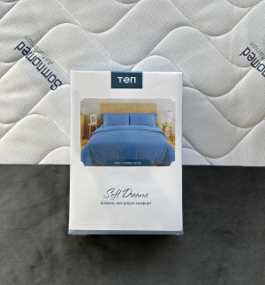 Set de lenjerie pentru pat TEP Soft Dreams 200 x 220 cm Della Robbia Blue