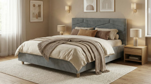 Pat Sydney în complect cu salteaua Fredo 160 x 200 cm London 15