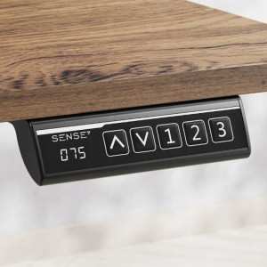 Masă gaming Sense7 Nojo Light 140 x 70 cm Dark Brown