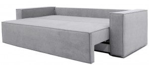 Canapea dreaptă extensibilă Alexander Dark Grey