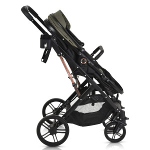 Cărucior 2 în 1 transformabil Moni Raffaelo Green Olive