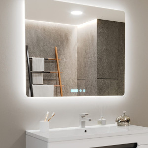 Зеркало с LED подсветкой Bayro Moon 100 x 80 см 