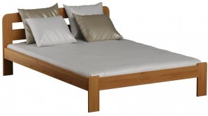Pat din lemn MM Sara 140 x 200 cm Beige