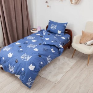 Подростковое постельное бельё "Soft Dreams" 145 x 210 см Kitten Blue