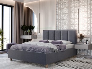 Кровать Capri 120 x 200 см Dark Grey