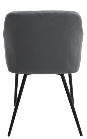 Scaun pentru bucătărie DP Loper Dark Grey (HRL 21)+Black Legs