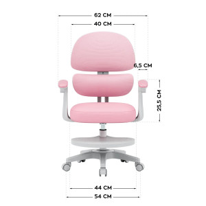 Fotoliu pentru copil Junior 4.4 Pink