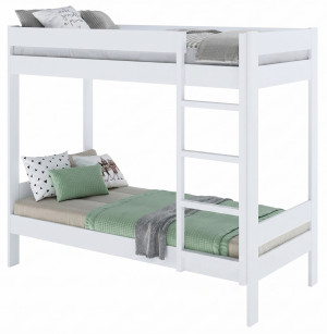 Двухъярусная кровать для детей KLEN DouBLE 90 x 200 см Белый