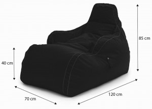 Кресло-мешок Bean Bag GigaByte Oxford XXL Orange