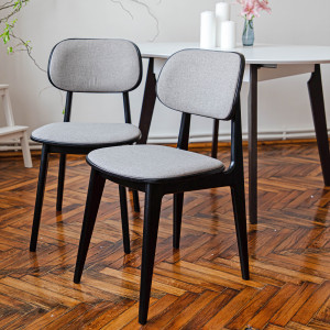 Scaun pentru bucătărie DP Lula Stofa Rush 93+Black legs