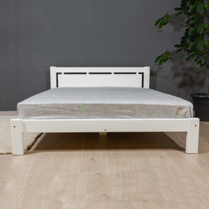 Деревянная кровать MobiCasa L 210 140 x 200 см White