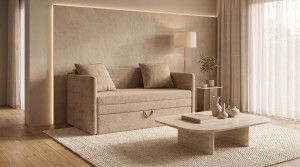 Canapea dreaptă extensibilă Rene 120 x 195 cm Gemma 13