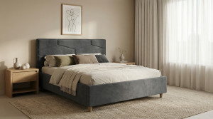 Pat Sydney în complect cu salteaua Fredo 160 x 200 cm London 16