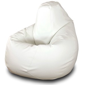 Fotoliu sac Bean Bag Pară Eco Max XXL White