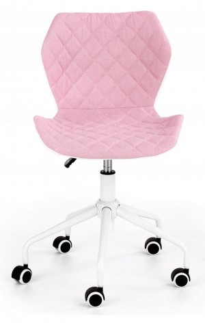 Fotoliu de birou Halmar Matrix Pink/White