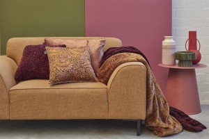 Pernă decorativă Blanket Jits 45x45 cm Dark red