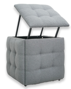 Куб-трансформер 5 стульев в 1 Nex Home N53, Grey Teddy