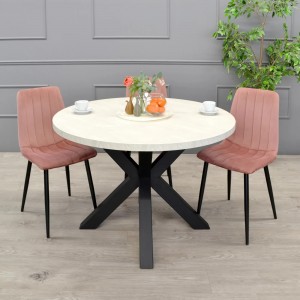 Masă de bucătărie DP Kleo 1200 Catifelat/Black