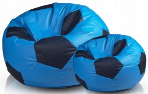 Кресло-мешок Bean Bag Мяч Eco XL Blue/Black