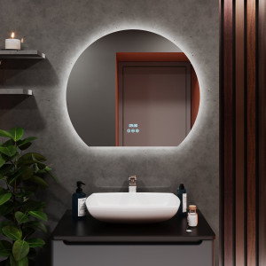 Oglindă cu iluminare LED Bayro Aura 3C 100 x 87.5 cm 