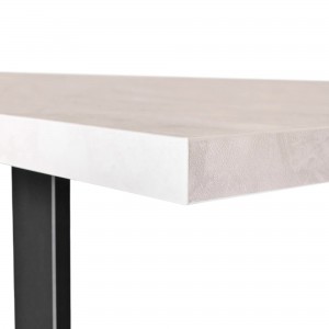 Кухонный стол DP Hana 150x80 см Шелковый камень/Black
